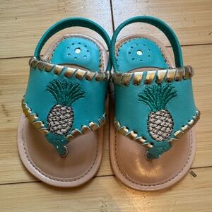 Baby Jack Rogers sandals - pineapple